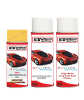 mini cooper converible liquid dakar yellow aerosol spray car paint clear lacquer 902 With primer anti rust undercoat protection