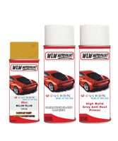 mini one mellow yellow aerosol spray car paint clear lacquer ya58 With primer anti rust undercoat protection