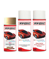 mini one cabrio solid sienna gold aerosol spray car paint clear lacquer 859 With primer anti rust undercoat protection