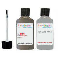 mini one emerald grey code c1c touch up Paint with anti rust primer undercoat