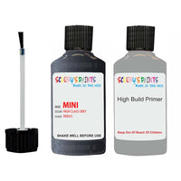 mini one cabrio high class grey code wb43 touch up Paint with anti rust primer undercoat