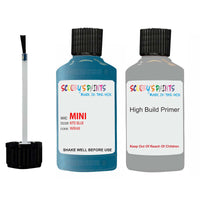 mini one cabrio kite blue code wb48 touch up Paint with anti rust primer undercoat