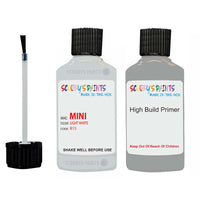 mini one light white code b15 touch up Paint with anti rust primer undercoat