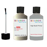mini cooper sparkling silver code wa60 touch up Paint with anti rust primer undercoat