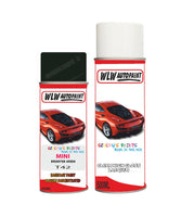mini cooper s brewster green aerosol spray car paint clear lacquer t42Body repair basecoat dent colour