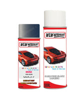 mini one cabrio cool blue aerosol spray car paint clear lacquer wa27Body repair basecoat dent colour