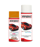 mini cooper hardtop volcanic orange uni aerosol spray car paint clear lacquer yb70Body repair basecoat dent colour