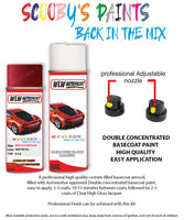 mitsubishi colt bright red p34 car aerosol spray paint and lacquer 2007 2009