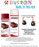 mitsubishi pajero red gl car aerosol spray paint and lacquer 2002 2020