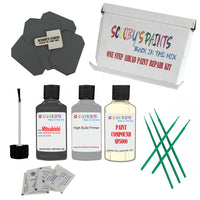 Paint For MITSUBISHI DARK GREY Code CMA10072 Touch Up Paint Detailing Scratch Repair Kit