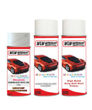 mitsubishi grandis diamond silky white dw car aerosol spray paint and lacquer 2000 2020 With primer anti rust undercoat protection