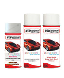 mitsubishi asx diamond silky white dw car aerosol spray paint and lacquer 2000 2020 With primer anti rust undercoat protection