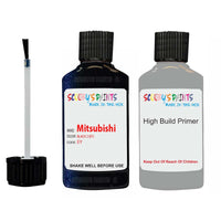 Mitsubishi Colt Black Code Ey Touch Up Paint with anit rust primer undercoat