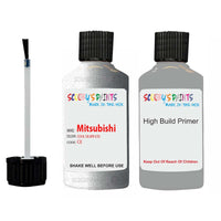 Mitsubishi Pajero Cool Silver Code Ce Touch Up Paint with anit rust primer undercoat