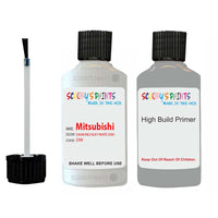 Mitsubishi I Miev Diamond Silky White Code Dw Touch Up Paint with anit rust primer undercoat