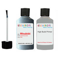 Mitsubishi Colt Graphite Blue Code D09 Touch Up Paint with anit rust primer undercoat