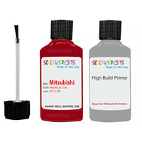 Mitsubishi I Miev Palm Red Code Ac11185 Touch Up Paint with anit rust primer undercoat