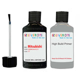 Mitsubishi Chariot Grandis Pyrenees Black Code Ct Touch Up Paint with anit rust primer undercoat