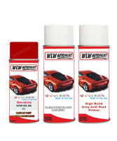 mitsubishi colt super red rs car aerosol spray paint and lacquer 2002 2014 With primer anti rust undercoat protection