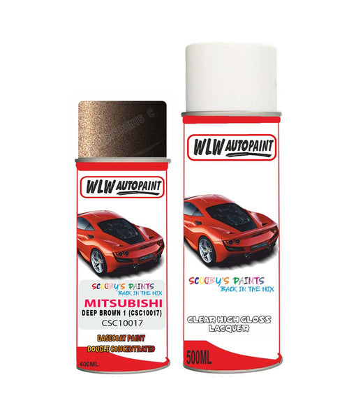 mitsubishi pajero deep brown csc10017 car aerosol spray paint and lacquer 2015 2020Body repair basecoat dent colour