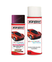 mitsubishi lancer deep purple ml014 car aerosol spray paint and lacquer 2000 2013Body repair basecoat dent colour