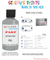 Paint For Fiat/Lancia 500 New Grigio Cenere Code Pal Car Touch Up Paint