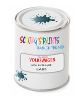 spray gun 2 pack paint Volkswagen New River Blue Code: La5S