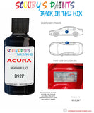 Paint For Acura Rdx Nighthawk Black Code B92P-3 Touch Up Scratch Stone Chip Repair