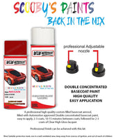 nissan patrol active red aerosol spray car paint clear lacquer aj4