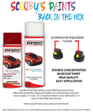 nissan navara burning red aerosol spray car paint clear lacquer ax6