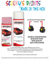 nissan micra charity pink aerosol spray car paint clear lacquer pnk