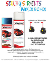 nissan pathfinder electric blue aerosol spray car paint clear lacquer rak