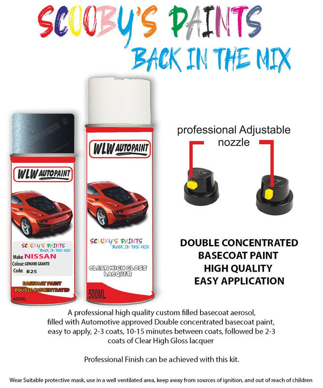 Paint For Nissan Pathfinder Genuine Granite Aerosol Spray Paint B25 ...