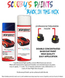 nissan juke ink blue aerosol spray car paint clear lacquer rbn