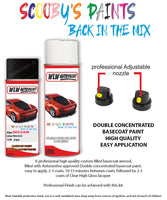 nissan qashqai pearl black aerosol spray car paint clear lacquer pbk