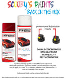 nissan xtrail ruby red aerosol spray car paint clear lacquer nbf