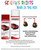 nissan juke scarlet red aerosol spray car paint clear lacquer a20