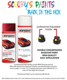 nissan qashqai vermelho flame red aerosol spray car paint clear lacquer a33