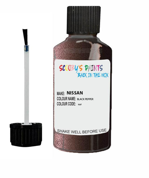 nissan navara black pepper code naf touch up paint 2008 2017 Scratch Stone Chip Repair 