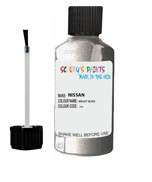 nissan atlas bright silver code ky0 touch up paint 2001 2019 Scratch Stone Chip Repair 