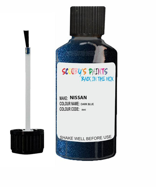 nissan urvan dark blue code bw9 touch up paint 1999 2018 Scratch Stone Chip Repair 