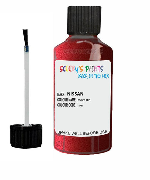 nissan qashqai force red code nah touch up paint 2007 2020 Scratch Stone Chip Repair 