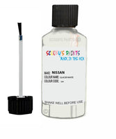 nissan pathfinder glacier white code qak touch up paint 2013 2020 Scratch Stone Chip Repair 