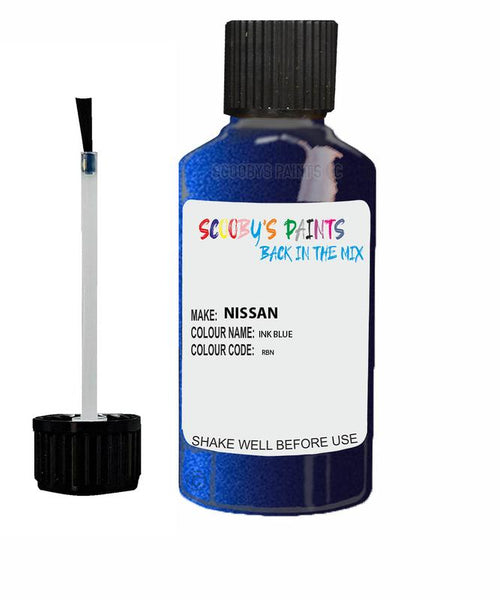 nissan qashqai ink blue code rbn touch up paint 2014 2019 Scratch Stone Chip Repair 