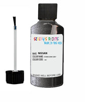 nissan pulsar storm dark grey code kbd touch up paint 2012 2018 Scratch Stone Chip Repair 