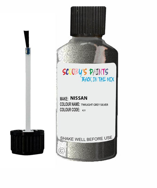 nissan maxima twilight grey silver code k21 touch up paint 2003 2019 Scratch Stone Chip Repair 