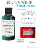 Paint For Acura Cl Noble Green Code G508P-3 Touch Up Scratch Stone Chip Repair