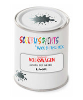 spray gun 2 pack paint Volkswagen North Sea Green Code: La6R