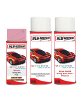 nissan micra charity pink aerosol spray car paint clear lacquer pnk With primer anti rust undercoat protection