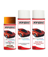 nissan note copper blaze orange aerosol spray car paint clear lacquer ebb With primer anti rust undercoat protection